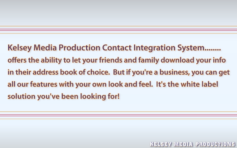 Contact us or signup for our contact integration service.