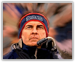 Da Boss on the sidelines (Notice I evaded the NFL RULES again!)