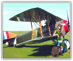 Emily and her Spad